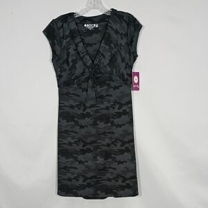 NWT SOYBU Sport Women's Black Camo Everyday Dress Size Medium Athleisure